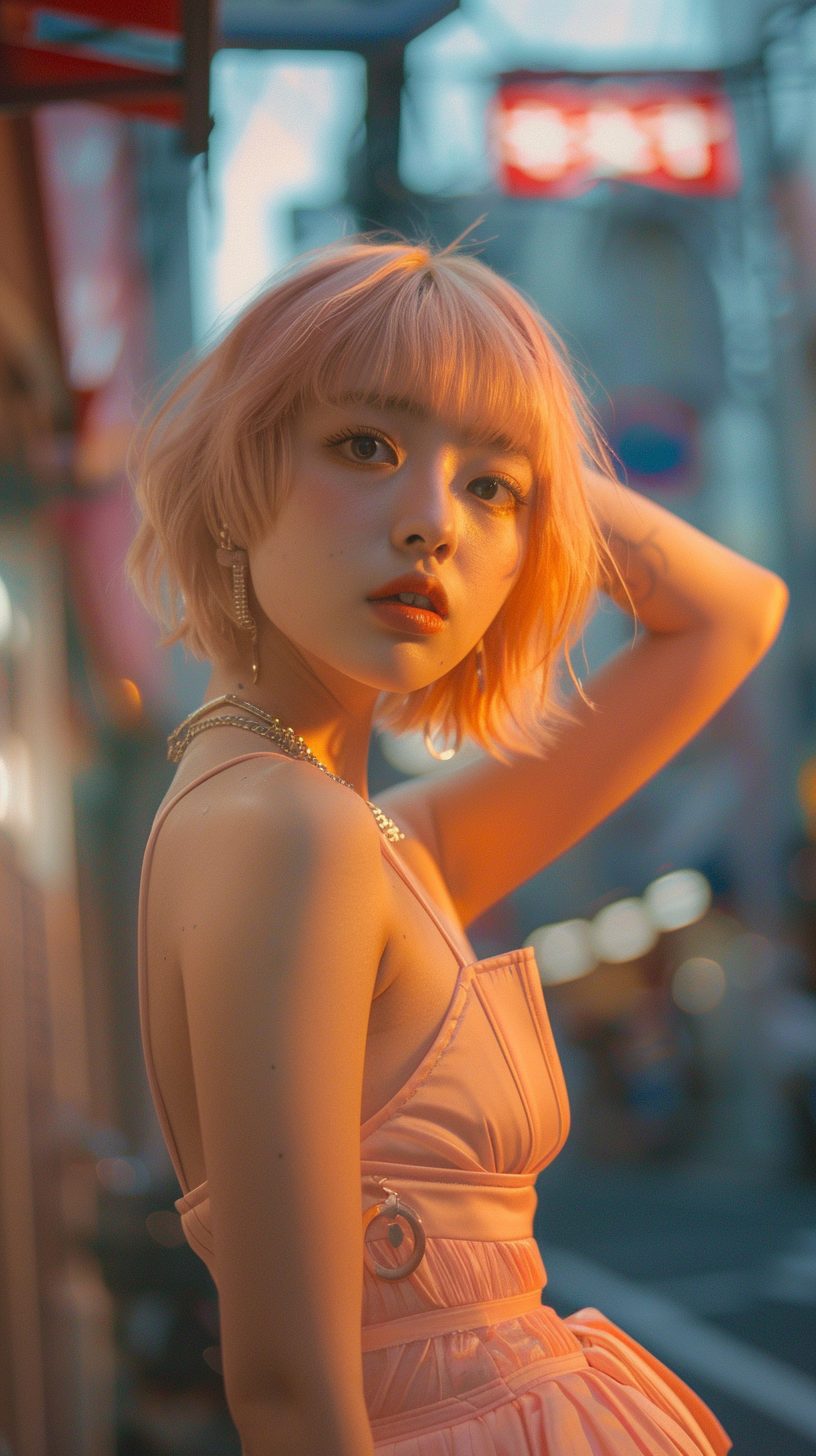 AIストリートスナップ 桃花