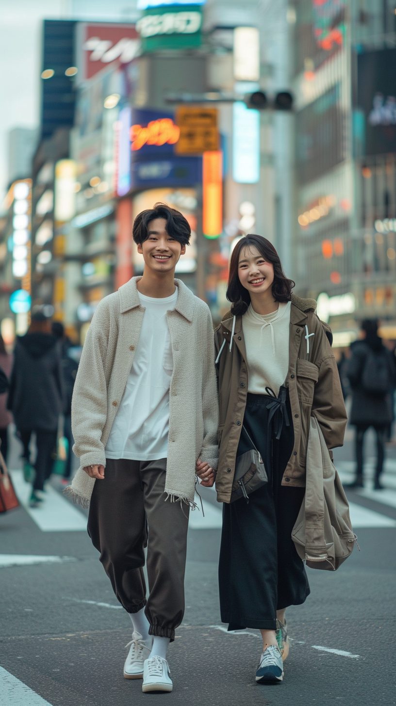 AIストリートスナップ 大和 (やまと)と美咲