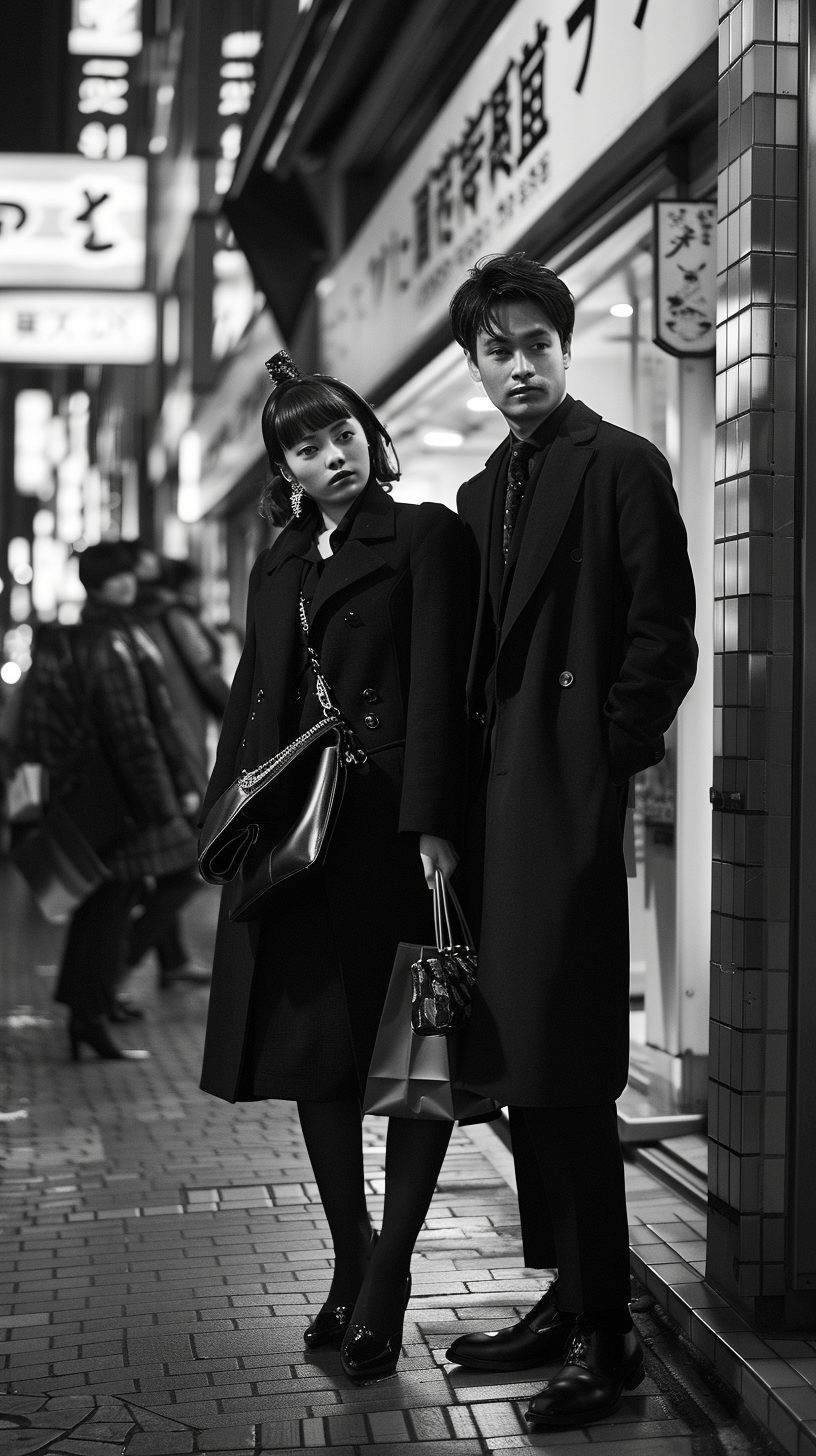 AIストリートスナップ 悠真（ゆうま）、絵理（えり）