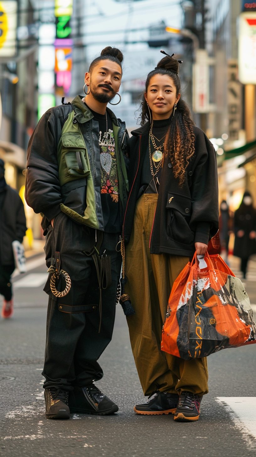 AIストリートスナップ 洋介（ようすけ）、麻衣（まい）