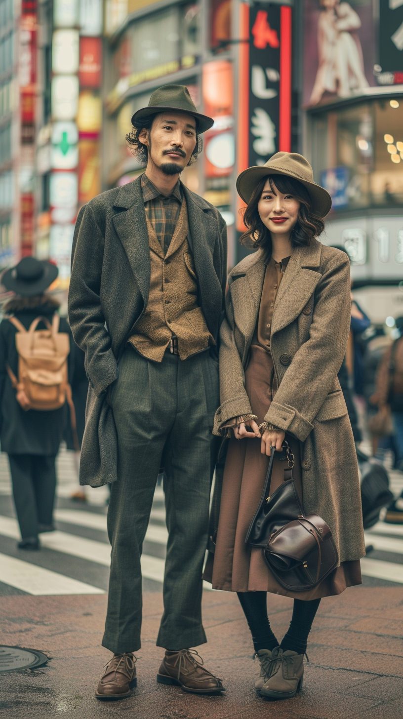 AIストリートスナップ 太一（たいち）、麻衣（まい）