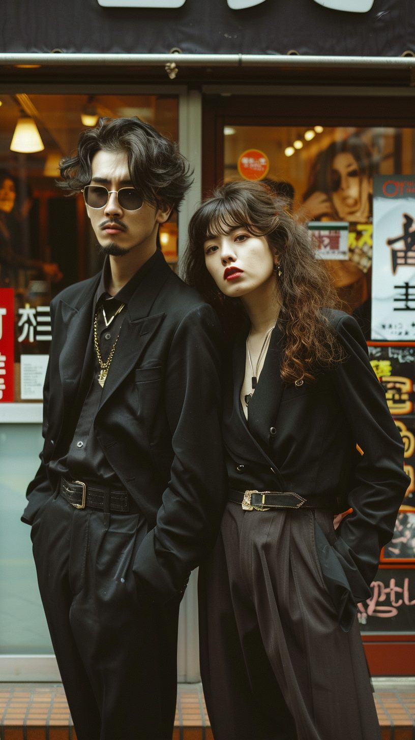 AIストリートスナップ 涼（りょう）、美咲（みさき）