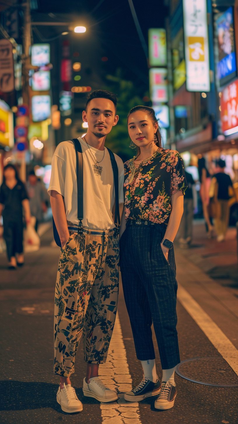 AIストリートスナップ 拓海さん、玲奈さん